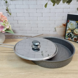 Пательня для риби 28 см OMS 3222-28-2,8л-Grey