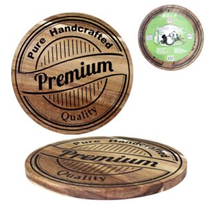 Доска разделочная Premium quality круглая (акация) 20х20х1,5 см 8857
