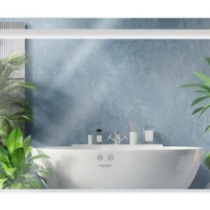 Mirror at bathroom KRONER Spiegel 60x100см c backlit sensory inclusion антизапотевание CV030036