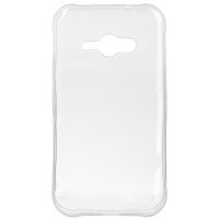 Чехол для сматф. DIGI SAMSUNG J1/J110 - TPU Clean Grid прозрачный