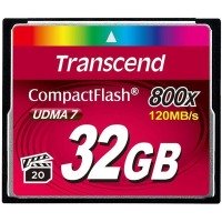 Карта пам'яті TRANSCEND Compact Flash 32 GB (800X)