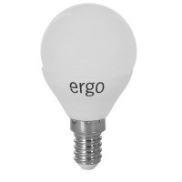 Lamp ERGO Standard G45 E14 4W 220V Тепл.Bel. 3000K Mat. н/Дим.