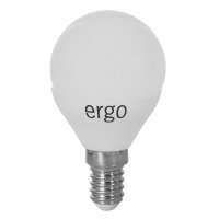 Lamp ERGO Standard G45 E14 5W 220V Тепл.Bel. 3000K Mat. н/Дим.