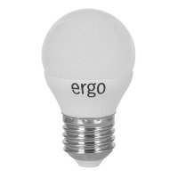 Lamp ERGO Standard G45 E27 4W 220V Тепл.Bel. 3000K Mat. н/Дим.