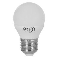 Lamp ERGO Standard G45 E27 6W 220V Тепл.Bel. 3000K Mat. н/Дим.