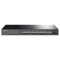 сетев.корп TP-Link T1500-28PCT Гигабитный L2 PoE коммутатор с 4 SFP слотами