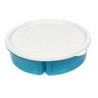 The form for store (plastic) BAGER BG-393 B White/Blue/кругл./3*400 ml (BG-393 B)
