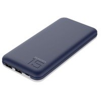 внеш. аккум. PURIDEA S3 15000mAh Li-Pol Rubber Blue & White