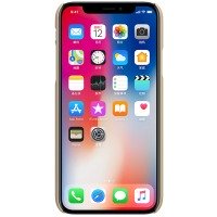 Чехол для сматф. NILLKIN iPhone X - Frosted Shield (Gold)