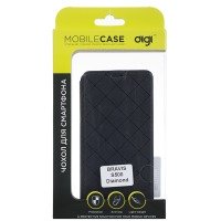 Cover for сматф. DIGI BRAVIS S500 Diamond - PU Leather Book (Black)