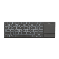Keyboard TRUST Theza Wireless Keyboard with touchpad