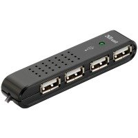 Comp.аксесcуары TRUST Vecco 4 Port USB 2.0 Mini Hub