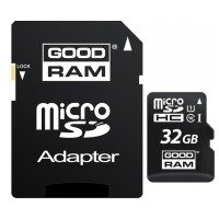 карта пам'яті GOODRAM microSDHC 32GB Class 10 UHS I + adapter