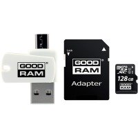 карта пам'яті GOODRAM microSDXC 128GB Cl10 UHS I All in One+OTG reader