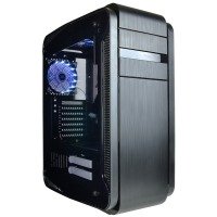 Комп.корпус QUBE без БП QBM77 Magician Black-Blue
