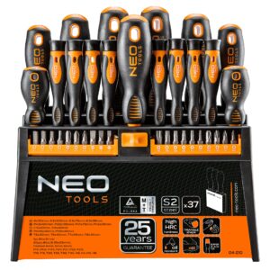 Neo Tools 04-210 Набiр вiкруток i насадок, 37 шт.