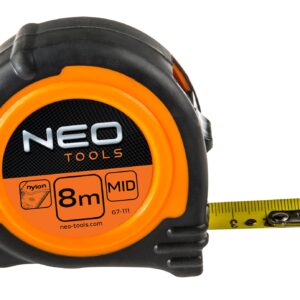 Neo Tools 67-111 Roulette, сталева стрiчка 8 m x 25 mm, магнiт