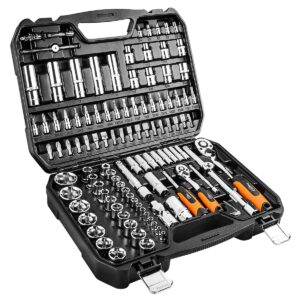 Neo Tools 08-666 Набiр торцевих головок, 108 шт., 1, 4, 1/2" CrV