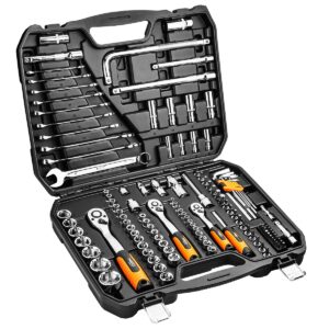 Neo Tools 08-667 Набiр торцевих головок, 120 шт., 1, 4, 1/2" CrV