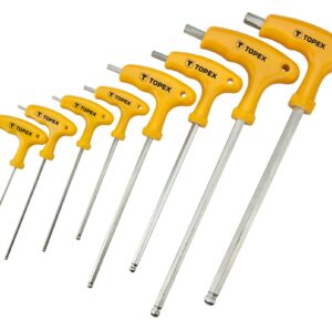 Topex 35D967 Set keys шестигранных HEX s T-shaped handle, 9 PC.