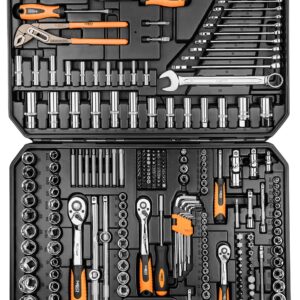 Neo Tools 08-681 Набор сменных головок 1/2", 3/8", 1/4" 233 шт.