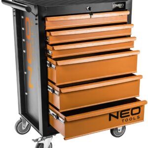 Neo Tools 84-221 Truck for tool, 6 boxes, (LxWxH) 680 x 460 x 1030 mm, capacity 280 kg, steel housing