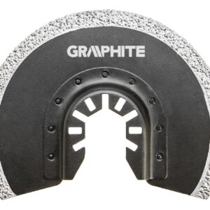 Neo Tools 56H004 Круг GRAPHITE к многофункц.инструменту, полукруглый HM - вольфрамовое напыление, по керамике, D 85мм