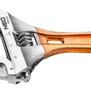 Neo Tools 03-019 Ключ разводной короткий кованный 118 мм, рабочий диапазон 0-28 мм