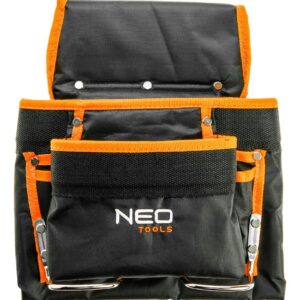 Neo Tools 84-334 Pocket for tool, 8 nests, metal loop