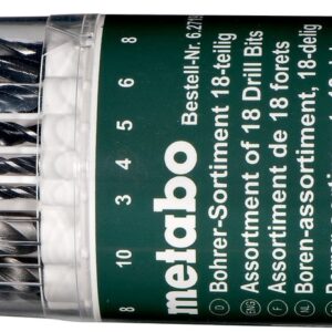 Metabo Набір 18 шт. (камінь, метал, дерево 3-10 мм)