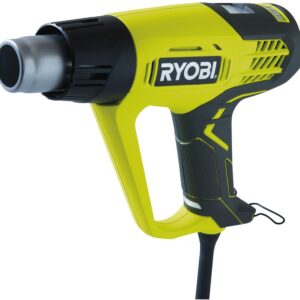 Ryobi Фен EHG2020LCD промышленный, 2000Вт, 250/500л/мин, 50-650С, LCD, 0.8кг