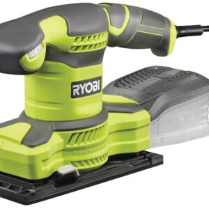 Ryobi Шлифмашина вибрационная RSS280-S, 280Вт 1/3'', 7000-12000 дв/мин, сумка для зберігання, 1.7кг
