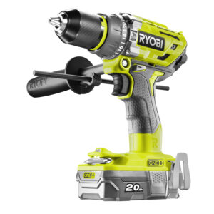 Ryobi Шуруповерт-drill ONE+ R18PD7-220B 18В, 2х2.0Ач shock, бесщеточный