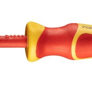 Neo Tools 04-130 Отвертка шлицевая 0.4x2.5x75 mm, 1000 В