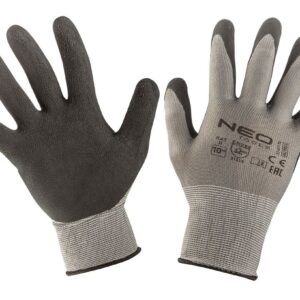Neo Tools 97-617-10 Gloves working, from latex coated (foam), R. 10