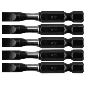 Neo Tools 09-581 Біти ударні, 50 мм, SL6 - 5 шт., сталь S2