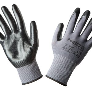 Neo Tools 97-616-10 Gloves working, nylon from coated nitrile, R. 10