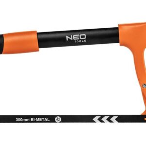 Neo Tools 43-301 Hacksaw by metal 300 mm, compartment for blades, aluminum frame