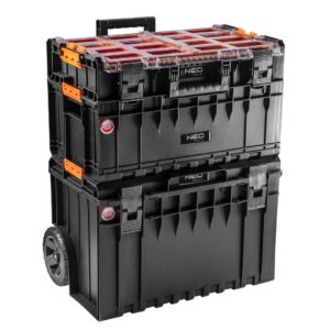 Neo Tools 84-278 Модульная система, на колесиках, 3 модуля (2 бокса+органайзер)