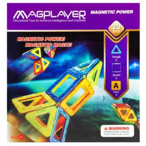 Конструктор Magplayer магнитный набор 20 эл. MPA-20