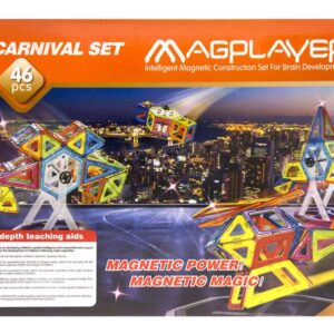 Конструктор Magplayer магнитный набор 46 эл. MPB-46