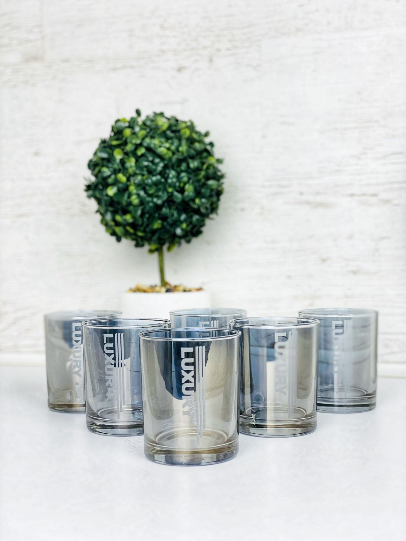 Set glasses for whiskey 6 PC. x 255 ml Luxury Goose Crystal EH299-405