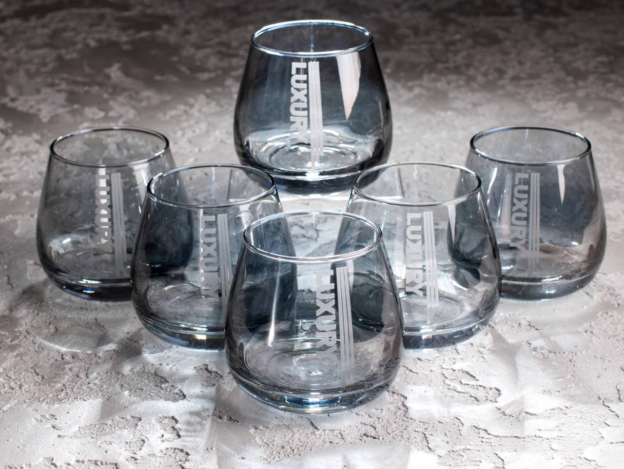 Set glasses for whiskey 300 ml x 6 PC Luxury Goose Crystal EH299-2070