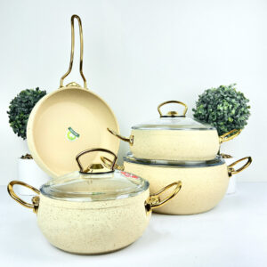 Set crockery 7 items Casa Royal Gold Beaty G-UKR2020 White