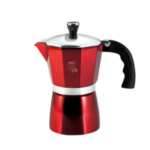 Гейзерная кавоварка 6 чашок Berlinger Haus Metallic Line BURGUNDY Edition BH-6388