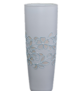 Ваза 31,5 см GlassStyle X039 Vanilla blue