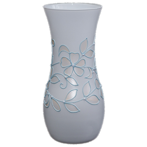 Ваза 26,5 см GlassStyle 737 Vanilla blue