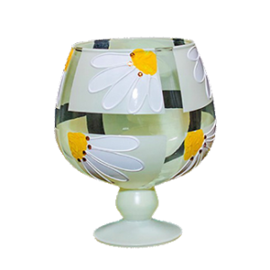 Ваза Ромашка 25 см GlassStyle D058 Romashka