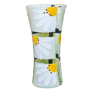 Ваза Ромашка 28,5 см GlassStyle Х029 Romashka