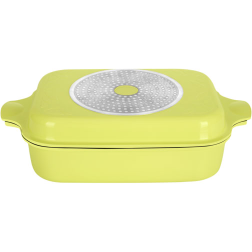 Гусятница RINGEL Zitrone Ростер 34x24x13.5 см 11 л з кришкою RG-2108-34